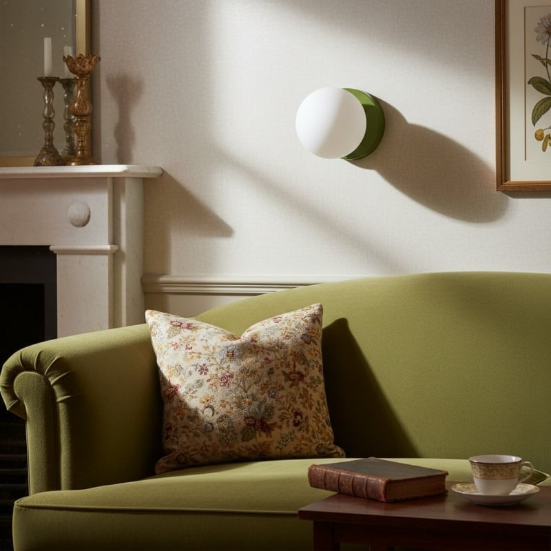 Nuevola Modern Glass Metal Wall Light - Artistic Accent Sconce for Cozy Nooks KL2089