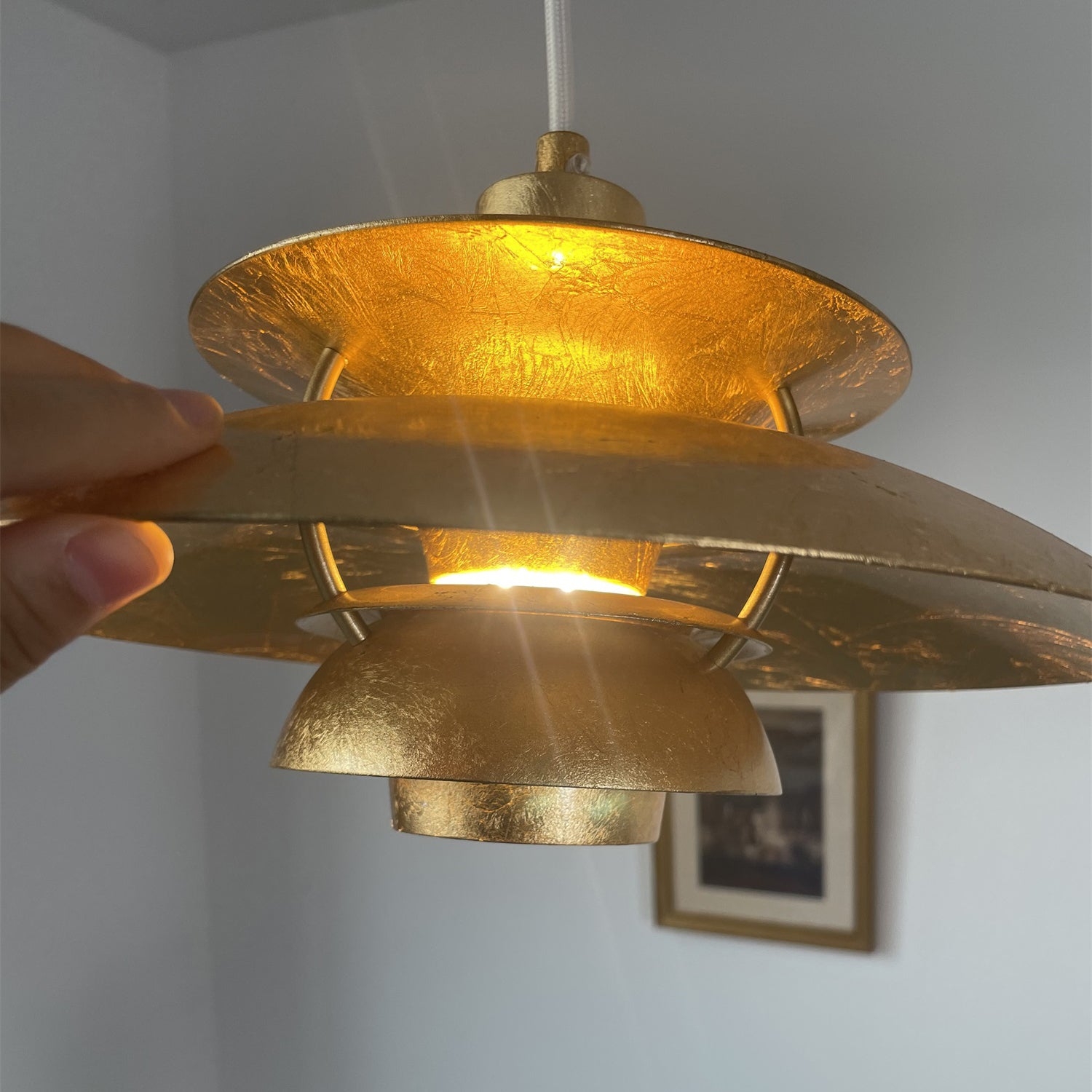 Gold Foil PH Pendant Lamp D762