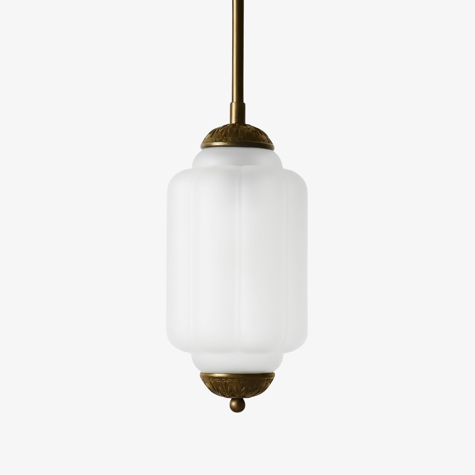 Eloise Vintage Glass Pumpkin Pendant Light - Decorative Lighting for Kitchen KL1453