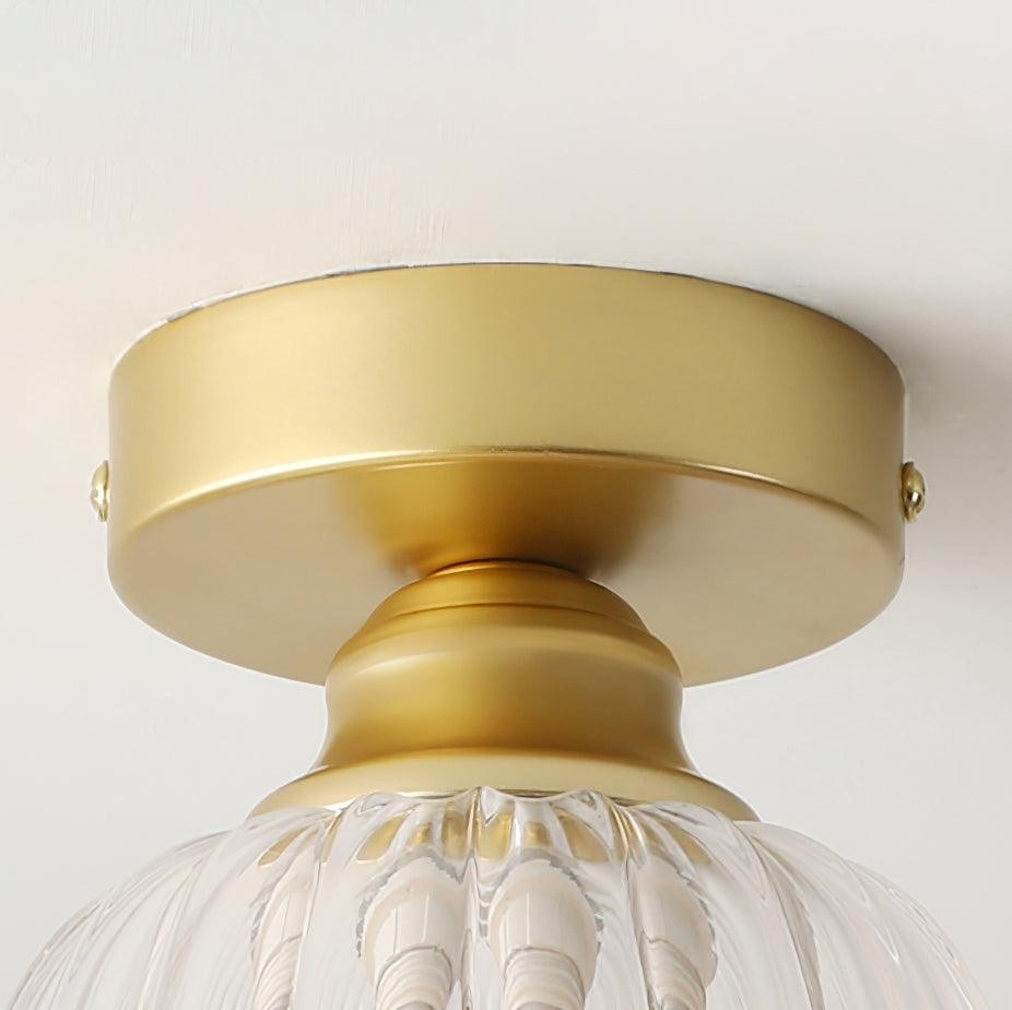 Vintage Glass Flower Ceiling Light KL629
