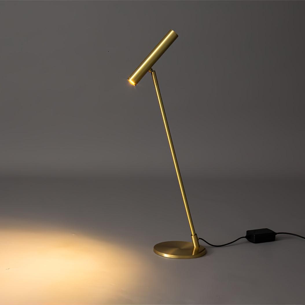 Modern Minimalist Brass Adjustable LED Floor Lamp KL697