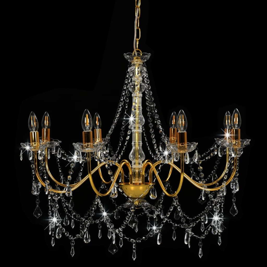 Vintage Beaded Chandelier