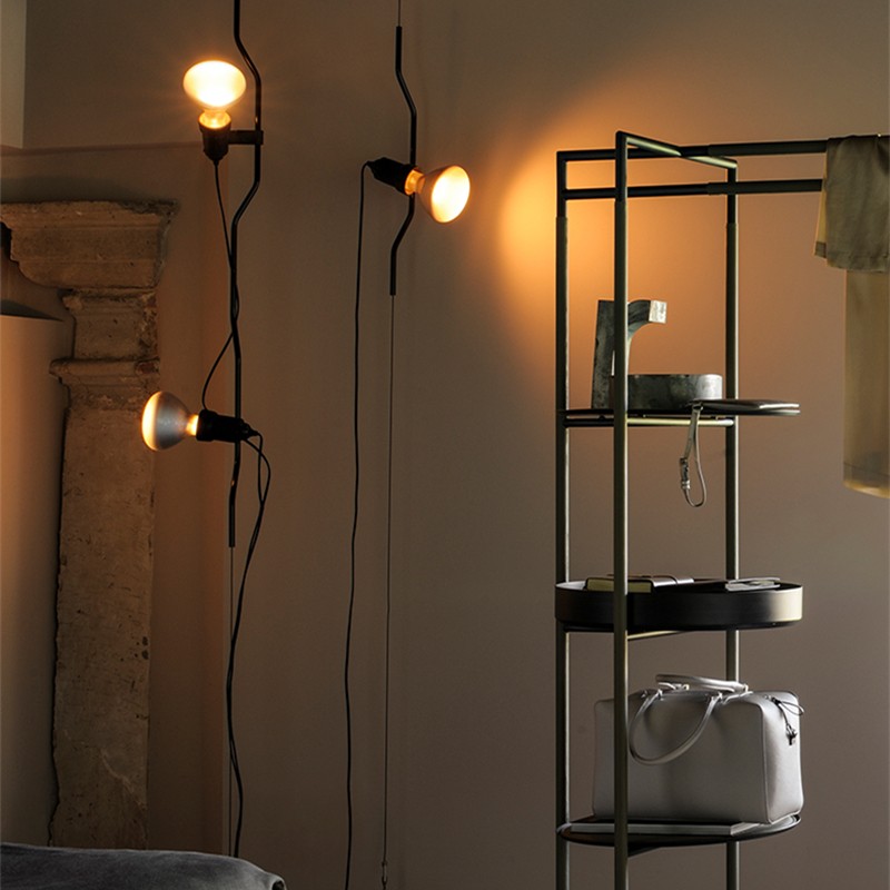 Parentesi Ceiling Lamp - Modern Adjustable Metal Pendant Light for Bedrooms