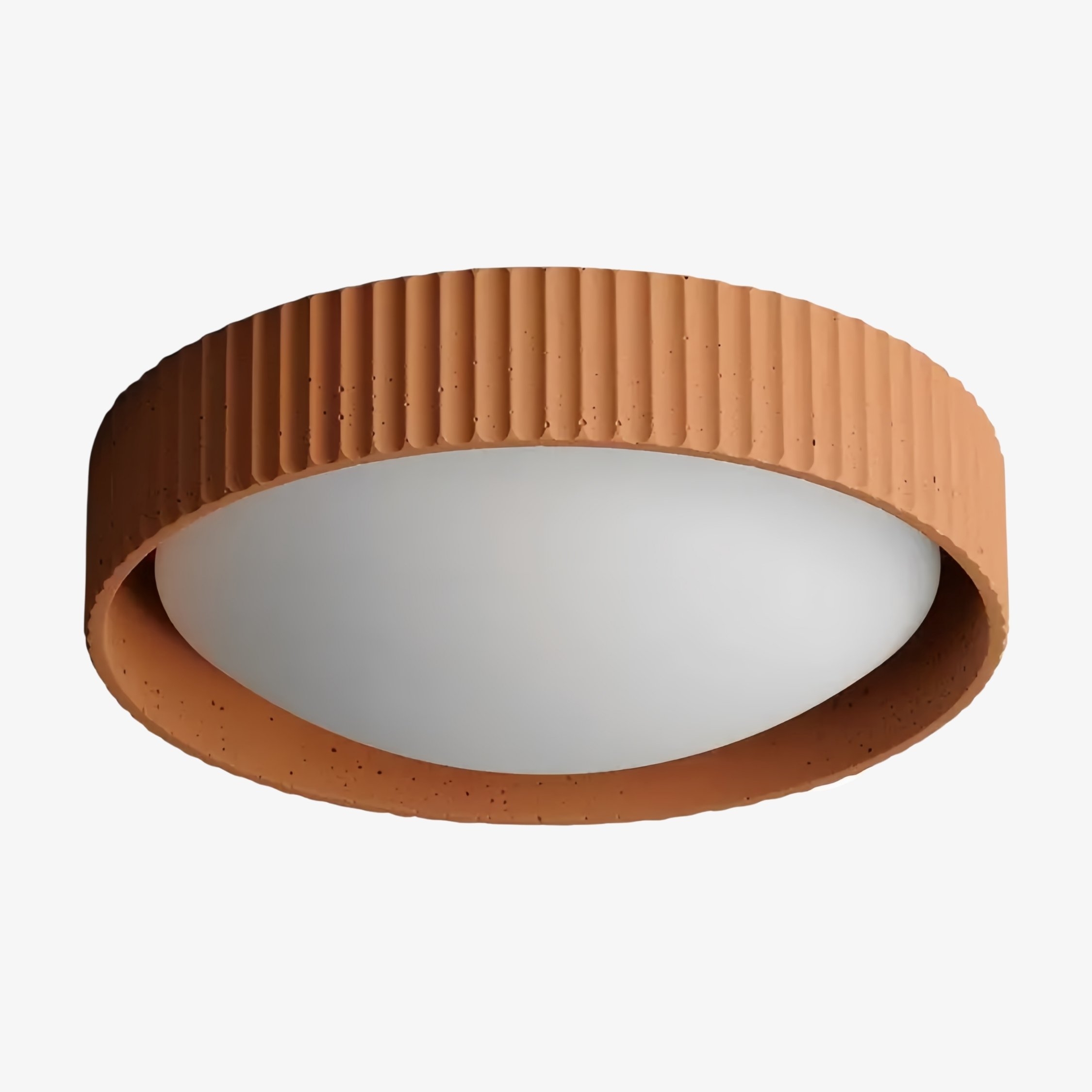Acrion Minimalist Acrylic Ceiling Lamp - Circle Concrete Ceiling Light for Living Areas KL2333