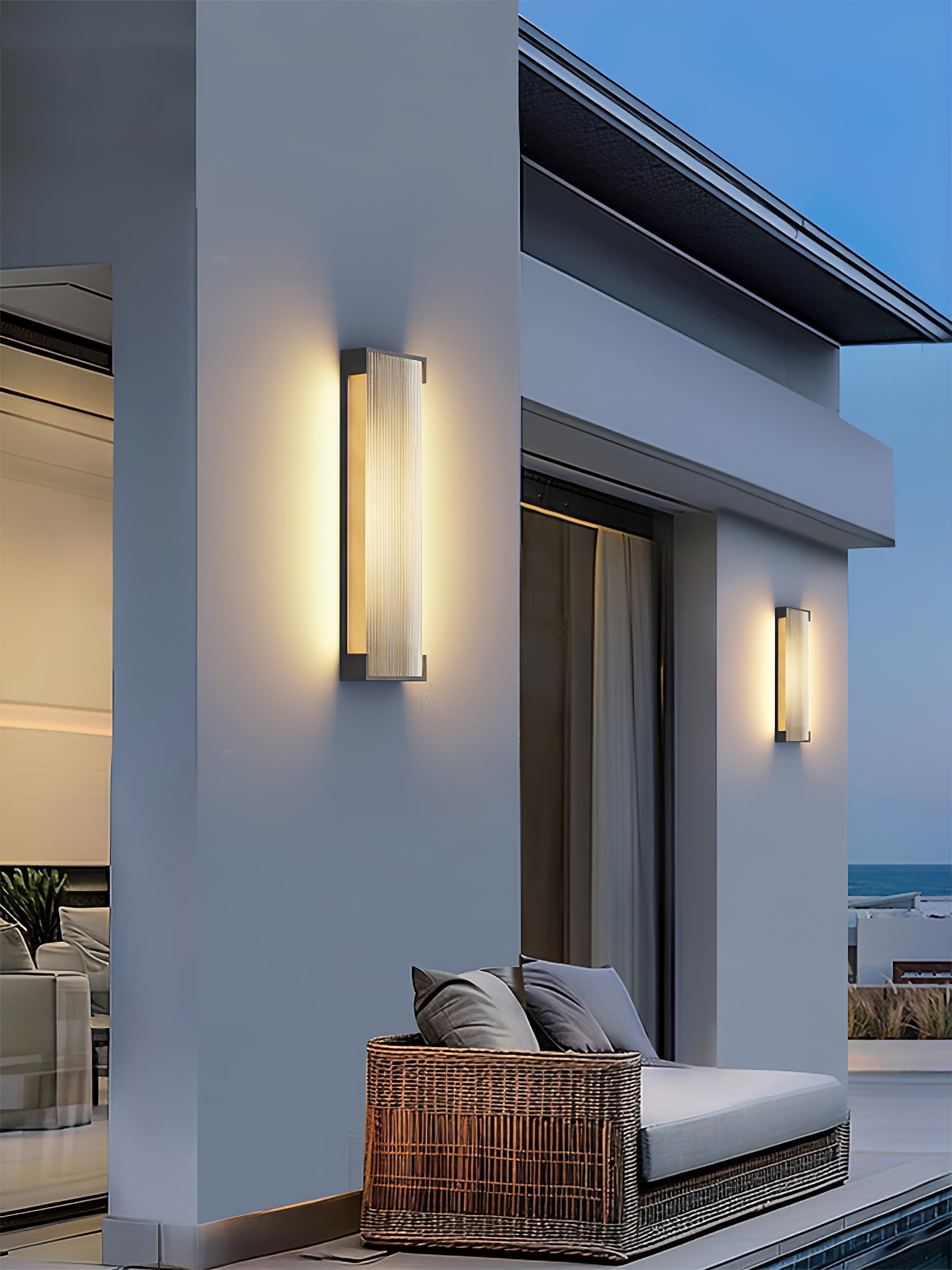 Rectangular Outdoor Wall Light KL601