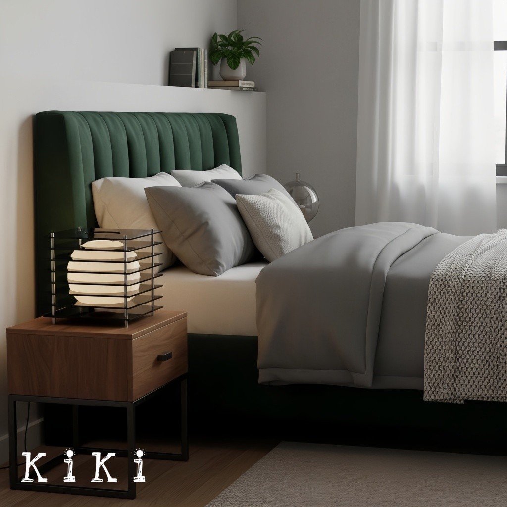 Afterglow Cube Table Lamp - Geometric Sphere Lighting for Bedroom Lighting KL2062