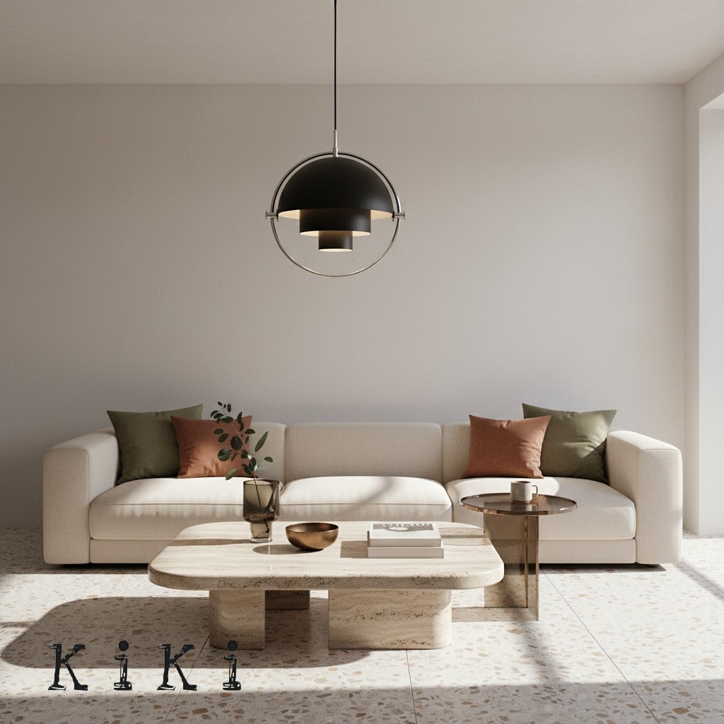 Multi-Lite Pendant Light - Layered Metal Pendant Lamp For Kitchen Island