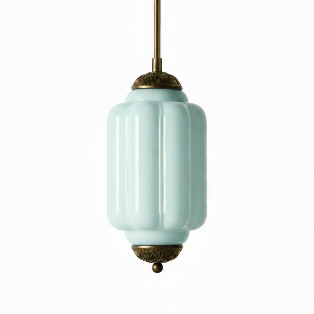Eloise Simple Glass Irregular Lantern Pendant Lamp KL828