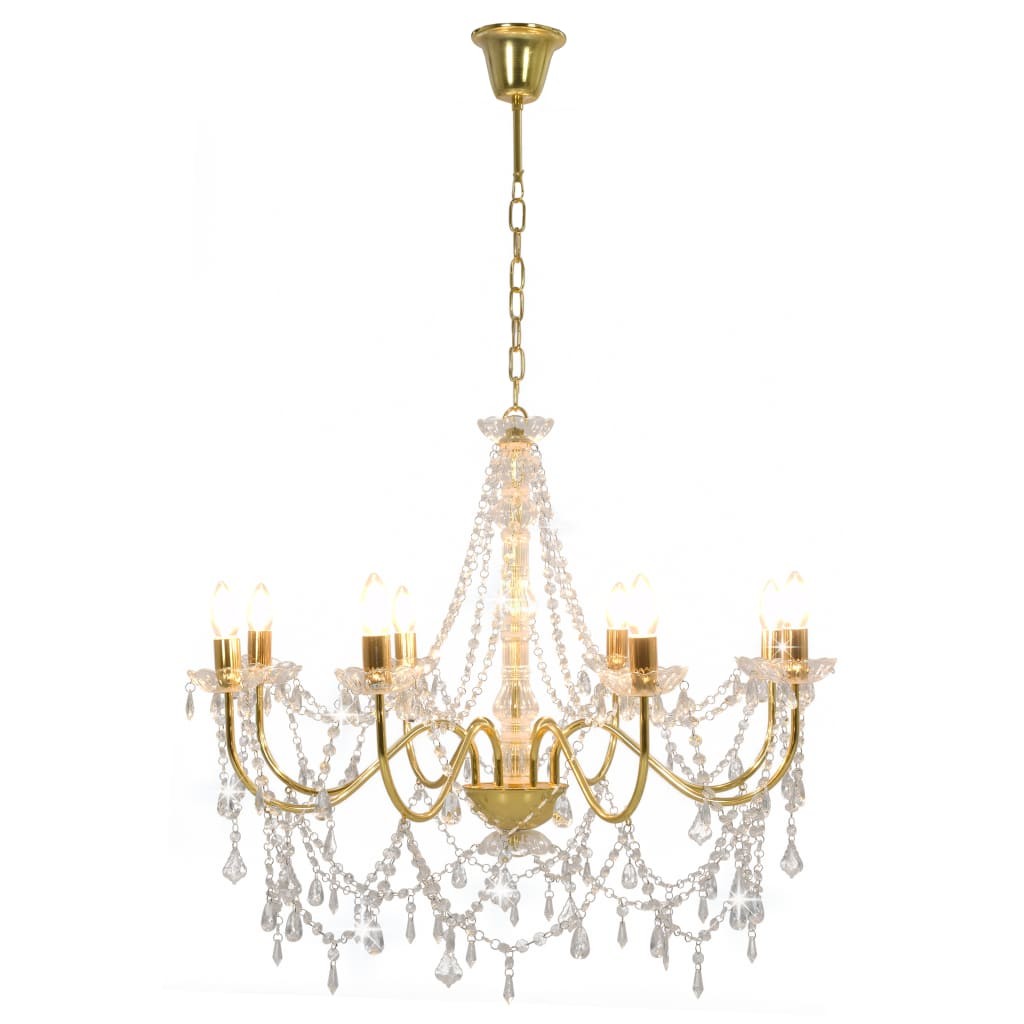 Vintage Beaded Chandelier