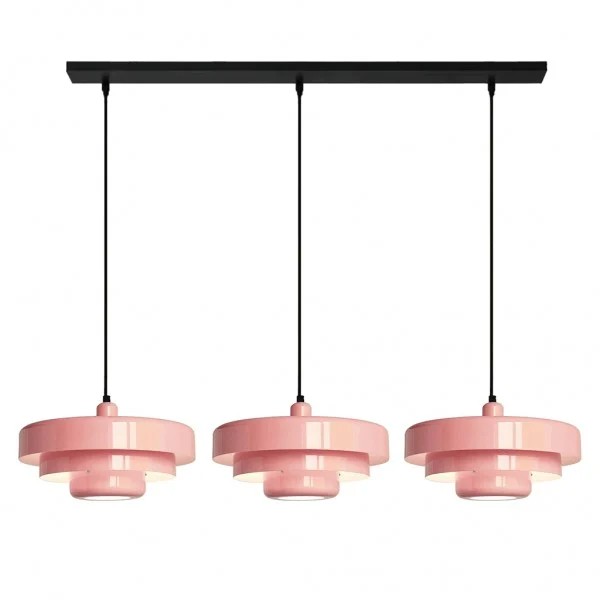 3 Tiers Bauhaus Nordic Macaron Pendant Light - Modern Pendant and Ceiling Light for Living Room KL30