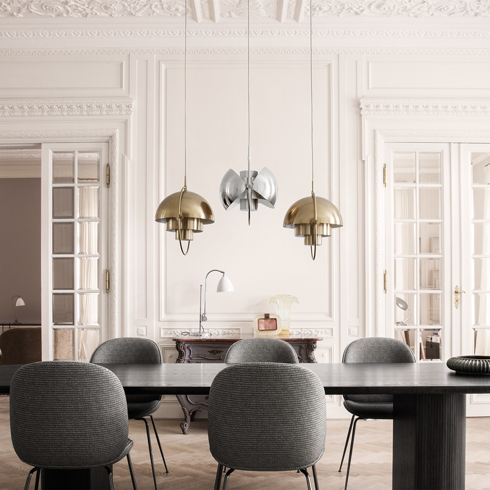Multi-Lite Pendant Light - Layered Metal Pendant Lamp For Kitchen Island