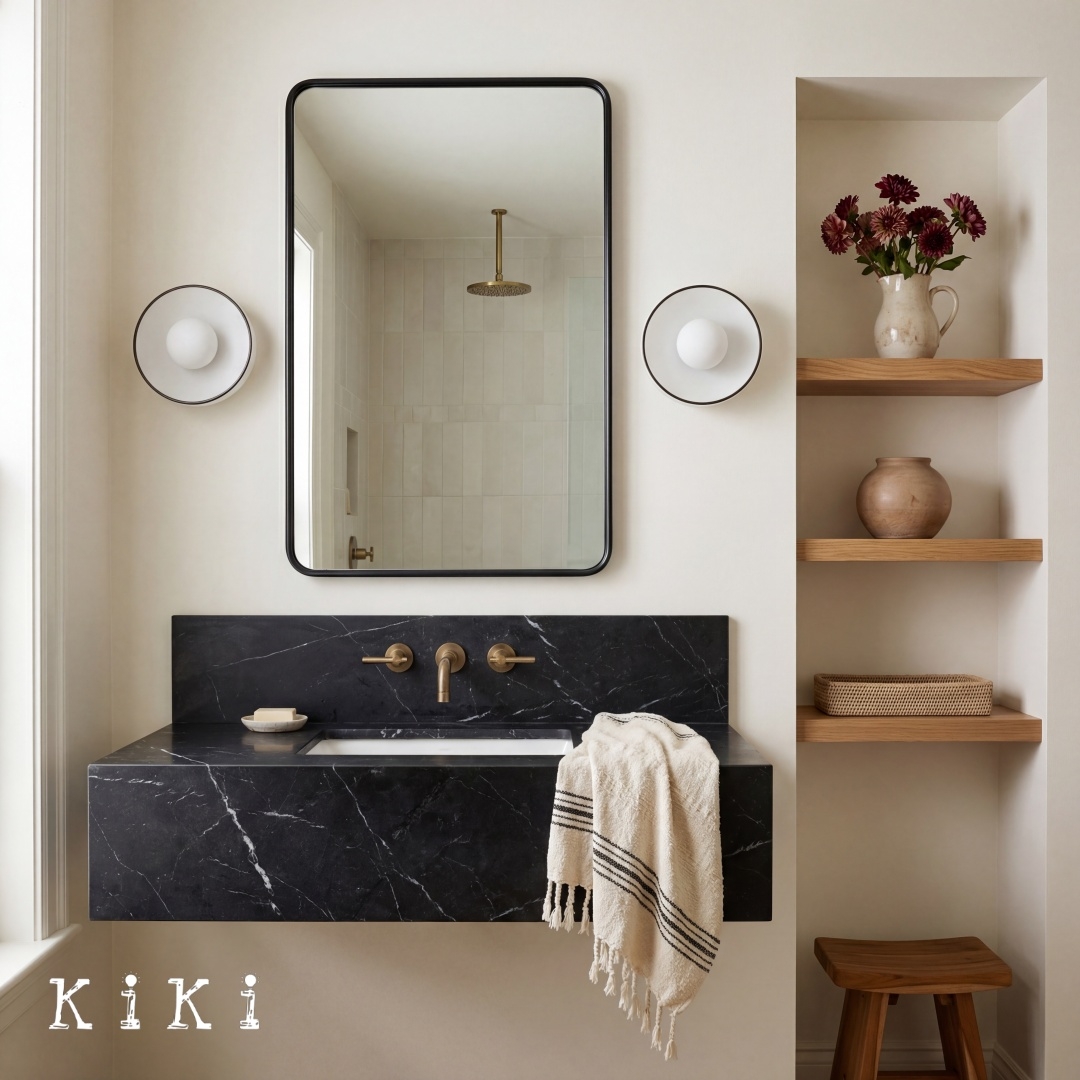 Kalo Round Glass Metal Base Wall Light Ceiling Light- Disc Orb Wall Sconce for Modern Interior KL922