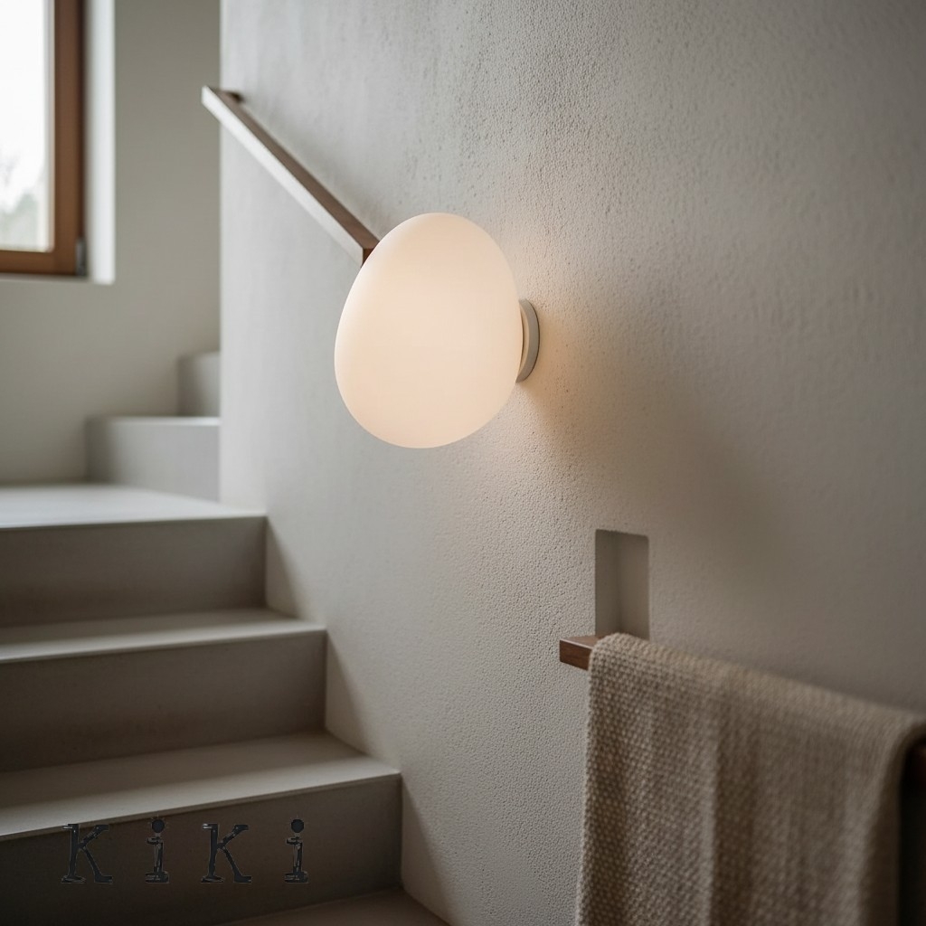Gregg Wall Light Ceiling Light - Elegant White Shade for Home or Office Spaces