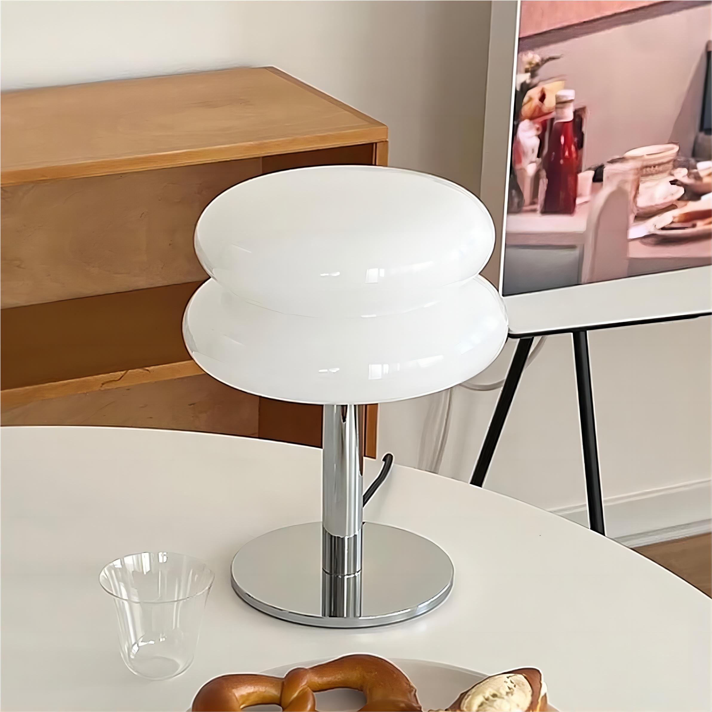 Bauhaus Macaron Stained Glass Table Lamp