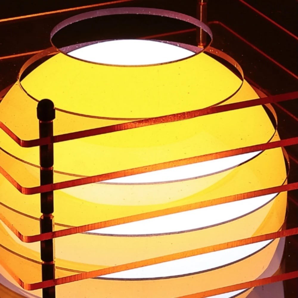 Afterglow Cube Table Lamp - Geometric Sphere Lighting for Bedroom Lighting KL2062