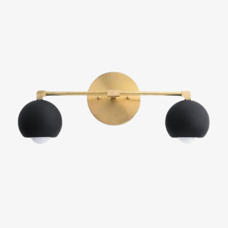 Metio Dome Decorative Vanity Light - Classic Orb Shade Bathroom Wall Lamp KL1424