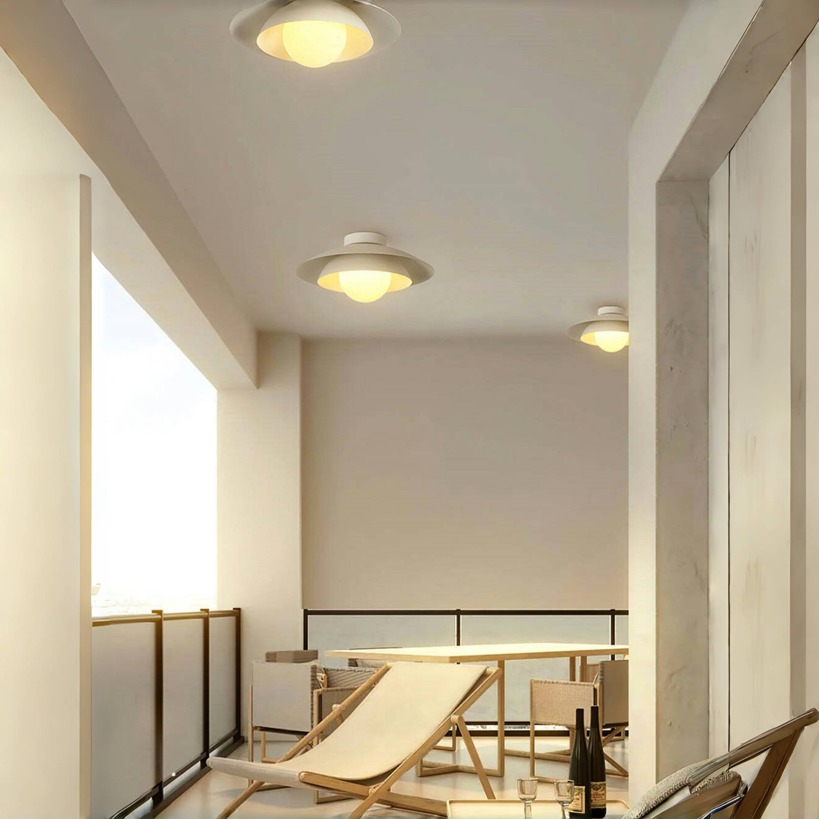 Nordic Multilayer Flying Disc Ceiling Lamp KL779