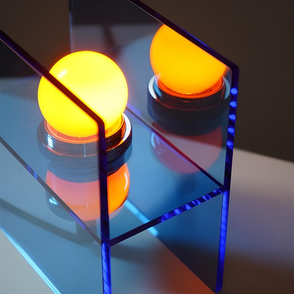 Sunset Glow Horizon Table Lamp - Contemporary Decorative Lighting for Home Interior Spaces KL2302