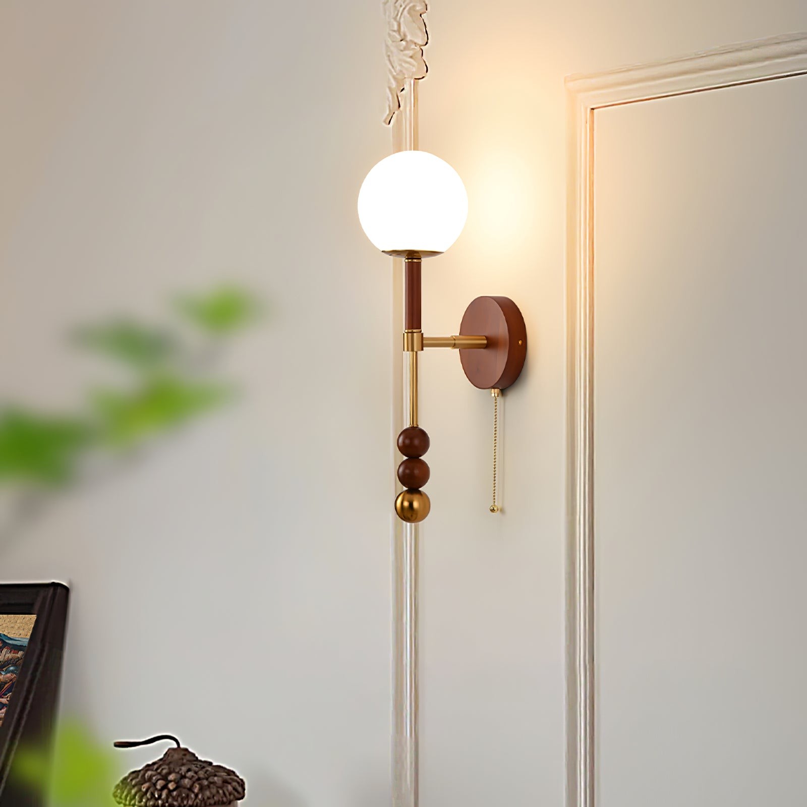 Retro Solid Wood Series Wall Lamp KL625