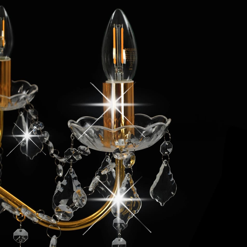 Vintage Beaded Chandelier