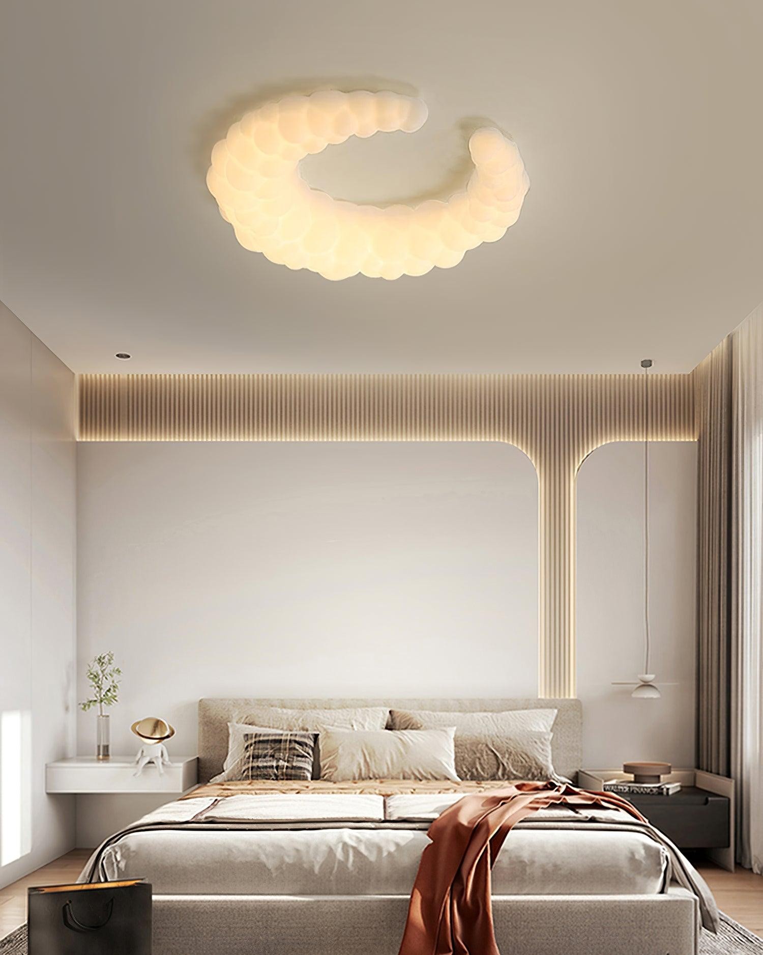Cream Style Moon Ceiling Lamp KL235