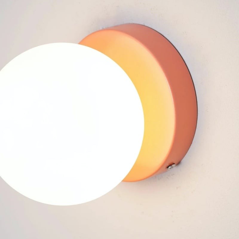 Nuevola Modern Glass Metal Wall Light - Artistic Accent Sconce for Cozy Nooks KL2089