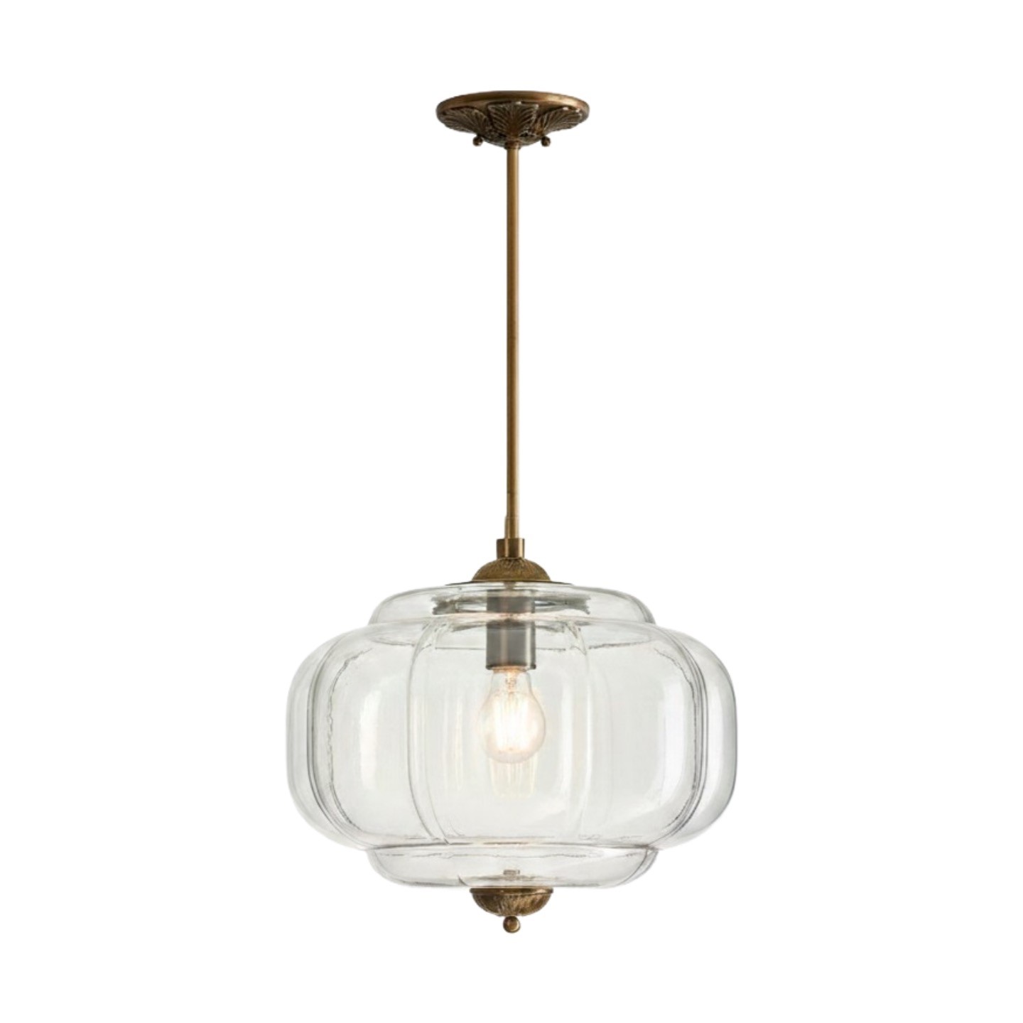 Retro Glass Eloise Pendant Light For Kitchen Island KL801