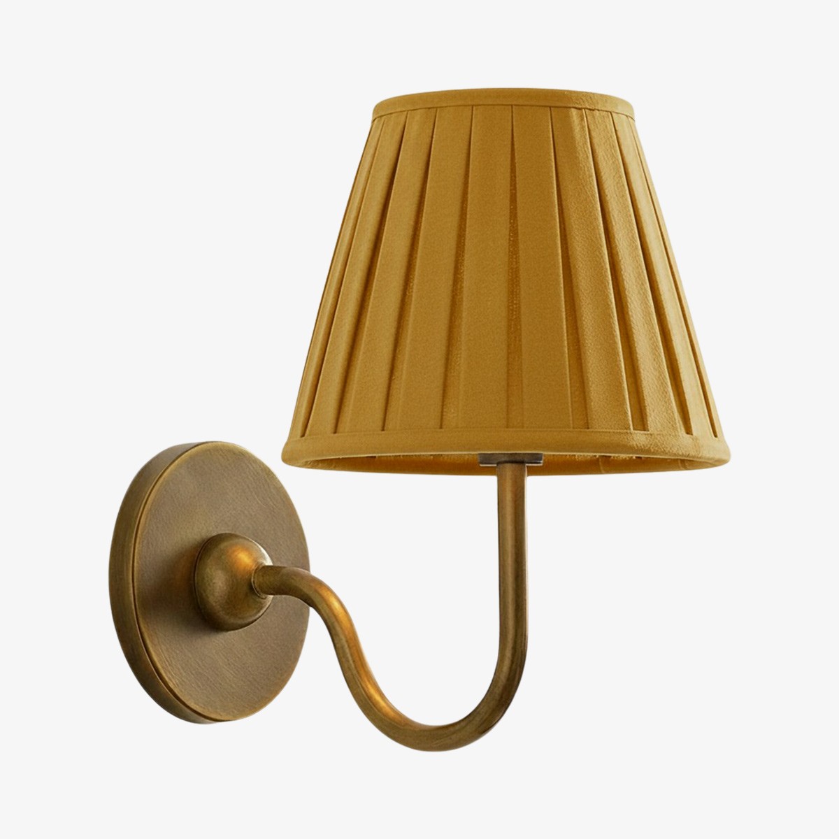 Luvora Vintage Pleated Shade Wall Lamp - Refined Linen Sconce For Bathroom or Corridor KL1272