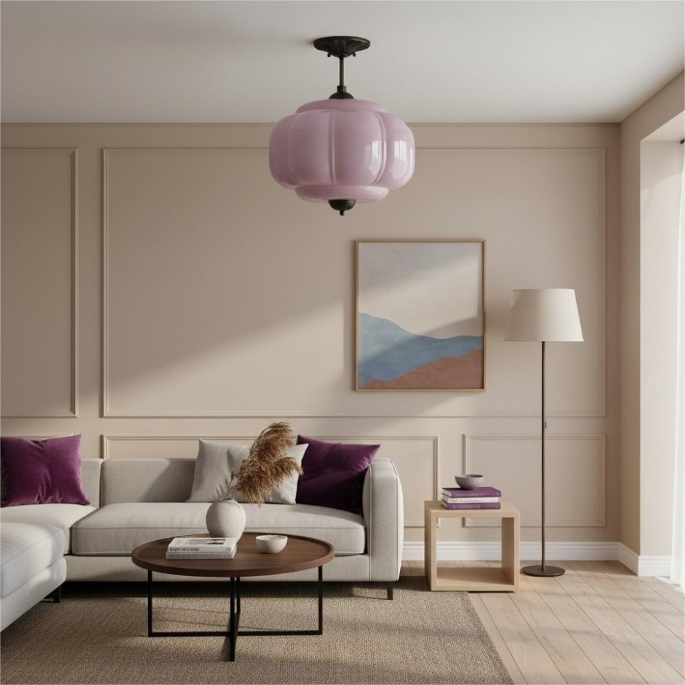 Retro Glass Eloise Pendant Light For Kitchen Island KL801