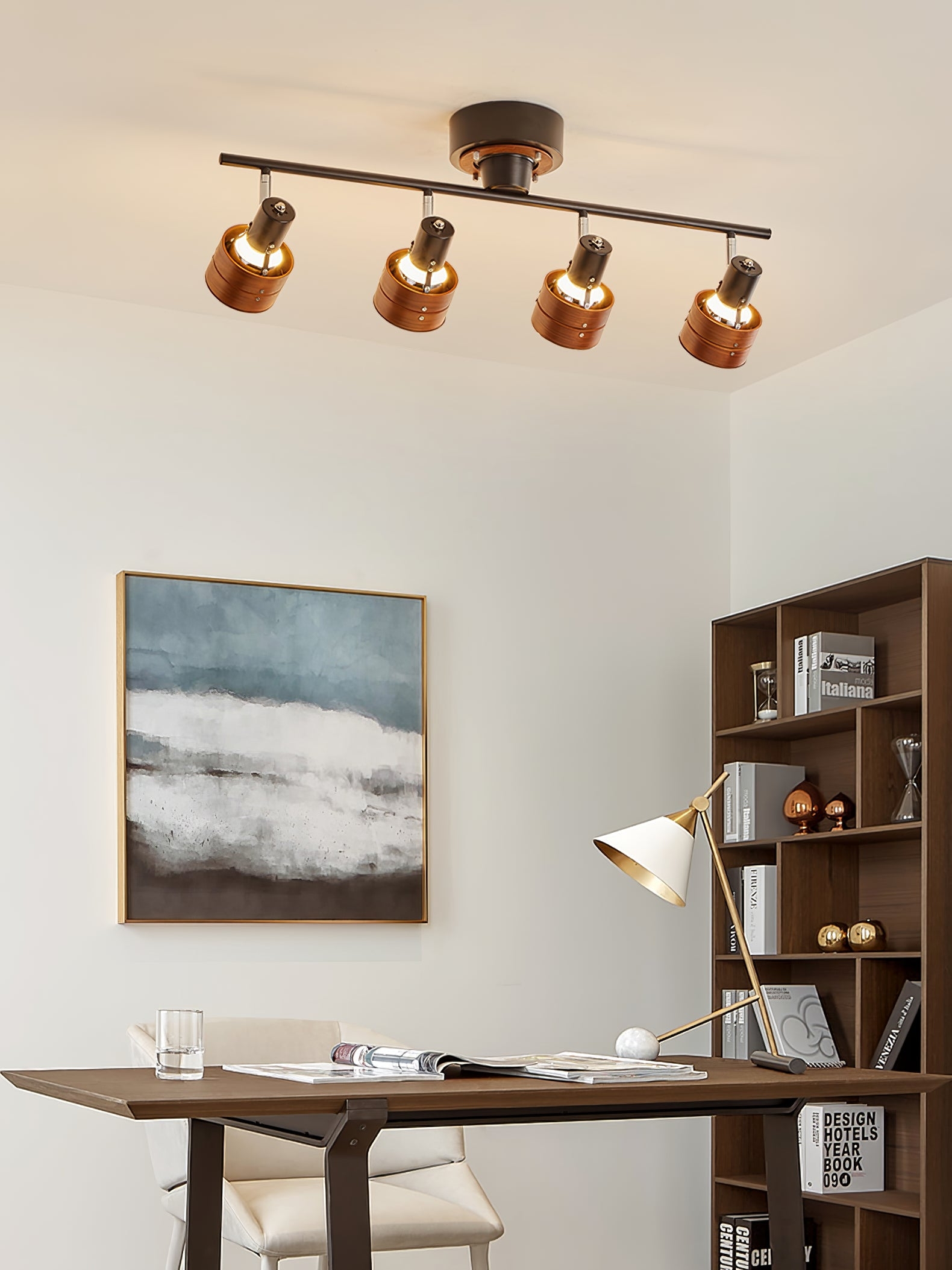 Nordic Cylindrical 4-Light Spotlight D415