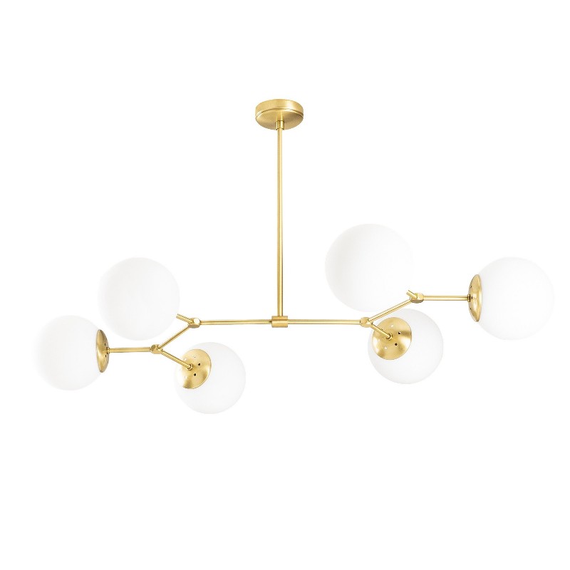 Golden And White Hanging Lamp