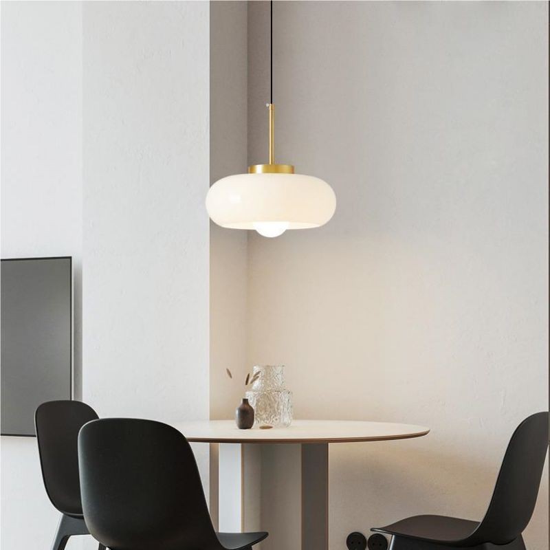 Bauhaus Style Vintage Glass Pendant Light KL38