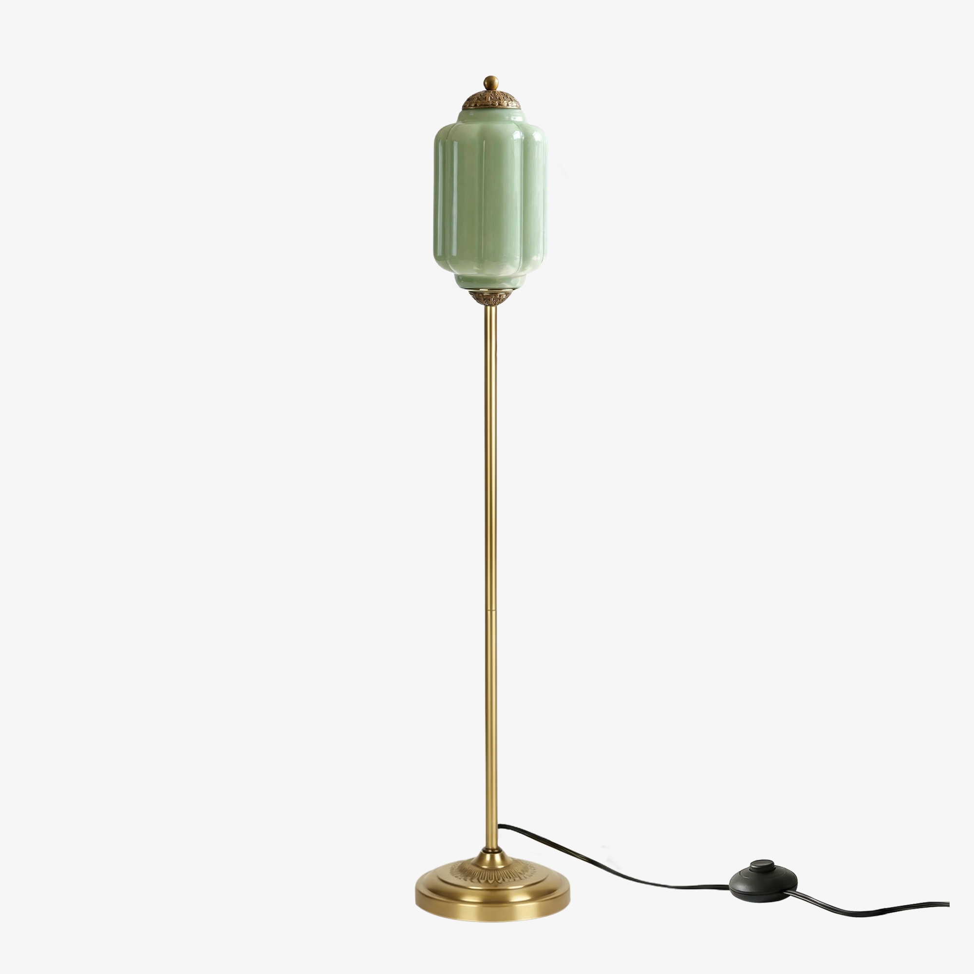 Eloise Artistic Textured Glass Floor Lamp - Elegant Lighting for Bedroom or Interior Space KL2330