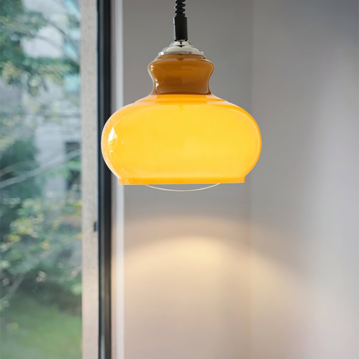 Retro Retractable Bauhaus Glass Pendant Light KL181
