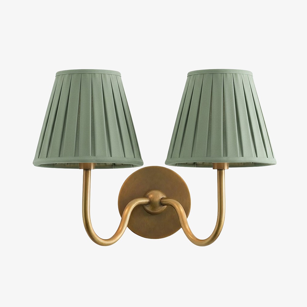 Luvora Vintage Pleated Shade Wall Lamp - Refined Linen Sconce For Bathroom or Corridor KL1272