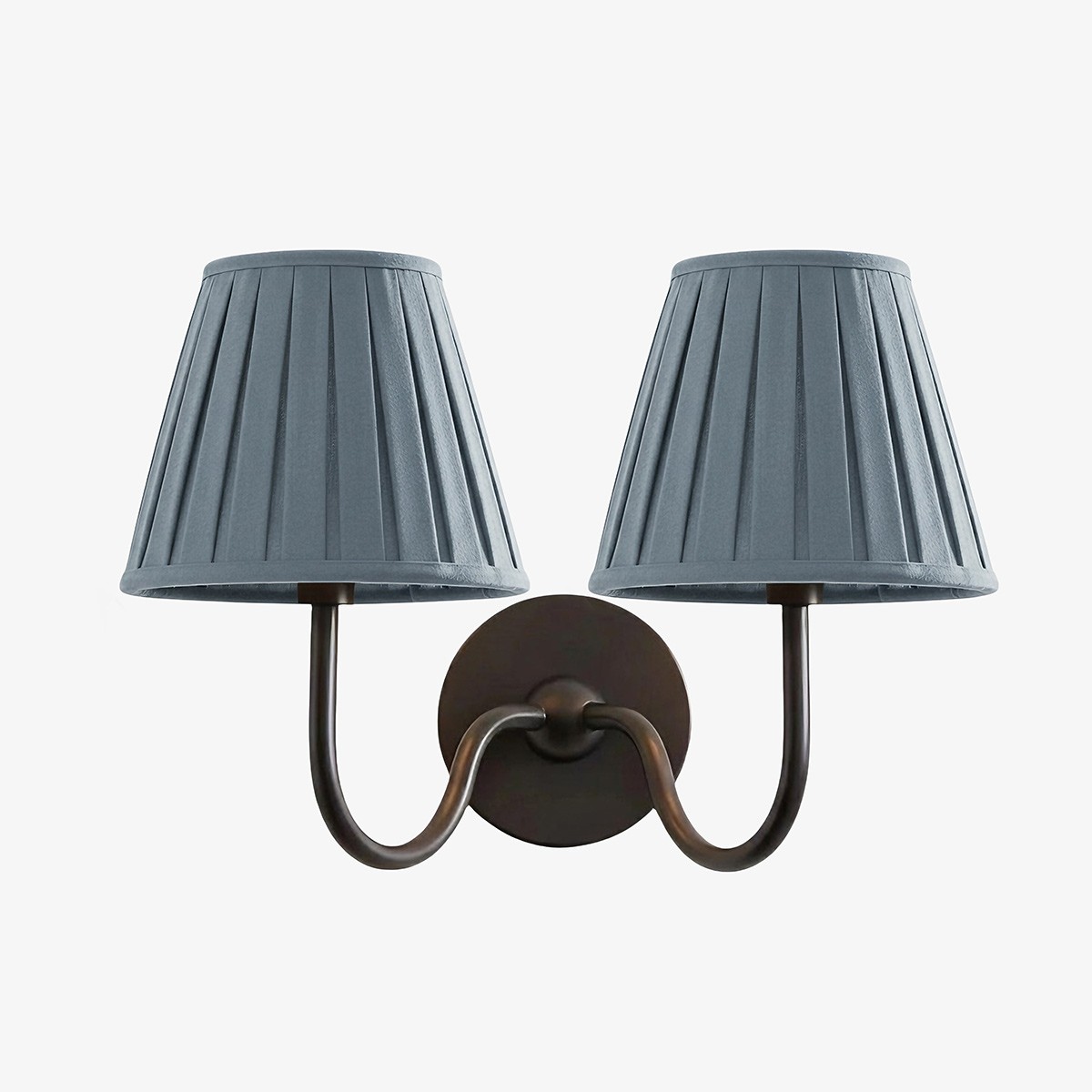 Luvora Vintage Pleated Shade Wall Lamp - Refined Linen Sconce For Bathroom or Corridor KL1272