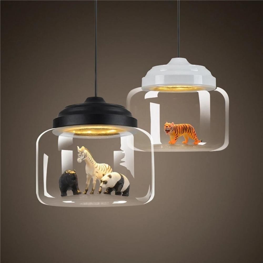 Decorative Little Zoo Glass Pendant Lamp KL05