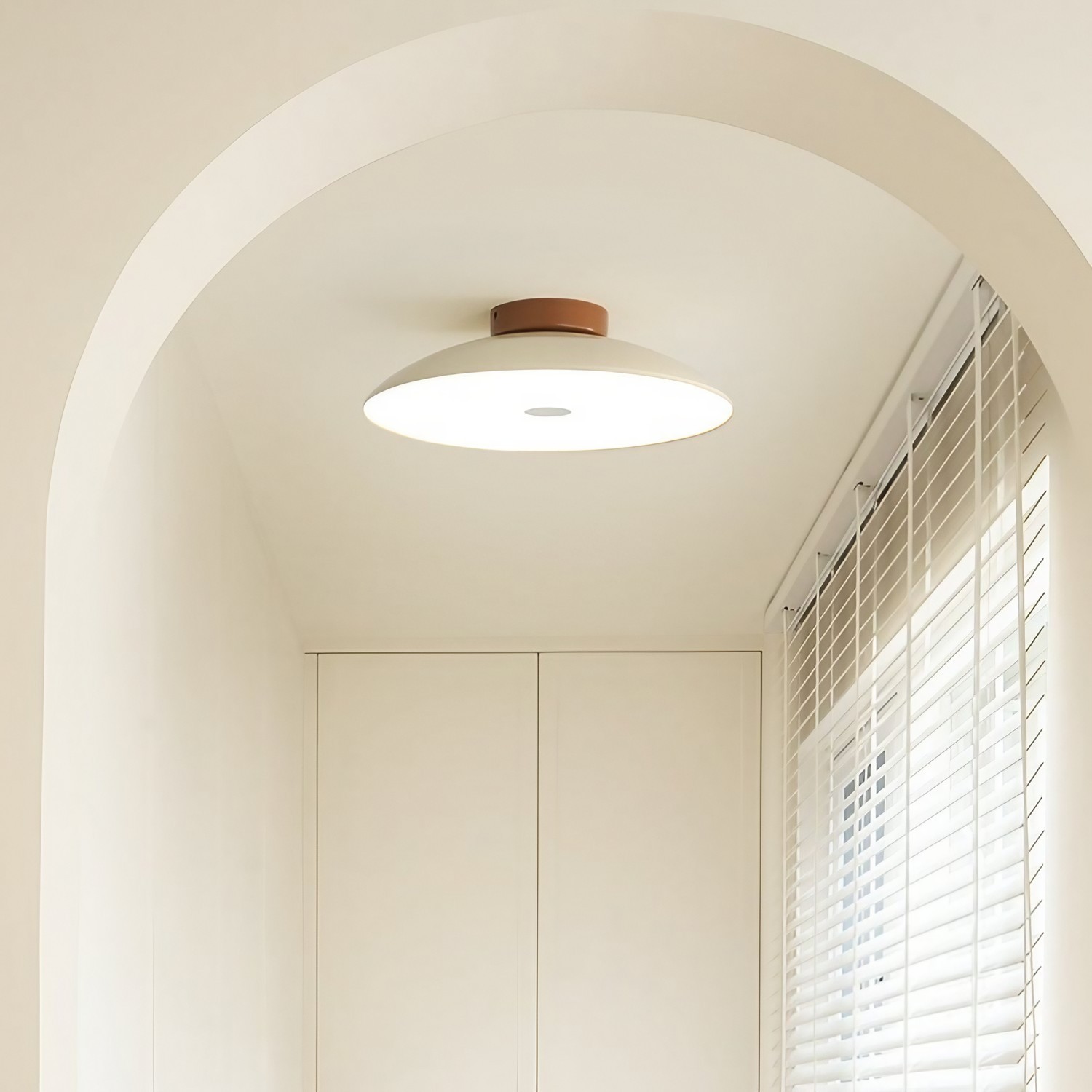 Nordic Cream Led Iron Aisle Ceiling Light KL194