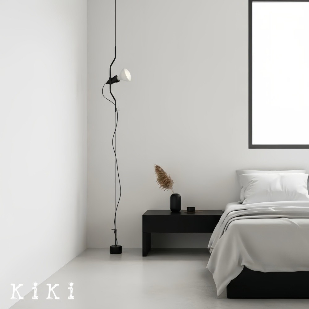 Parentesi Ceiling Lamp - Modern Adjustable Metal Pendant Light for Bedrooms