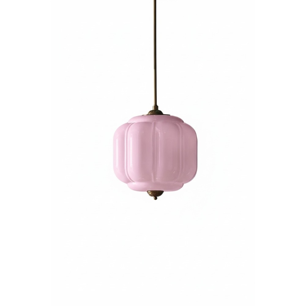 Vintage Eloise Opal Glass Pendant Light KL926