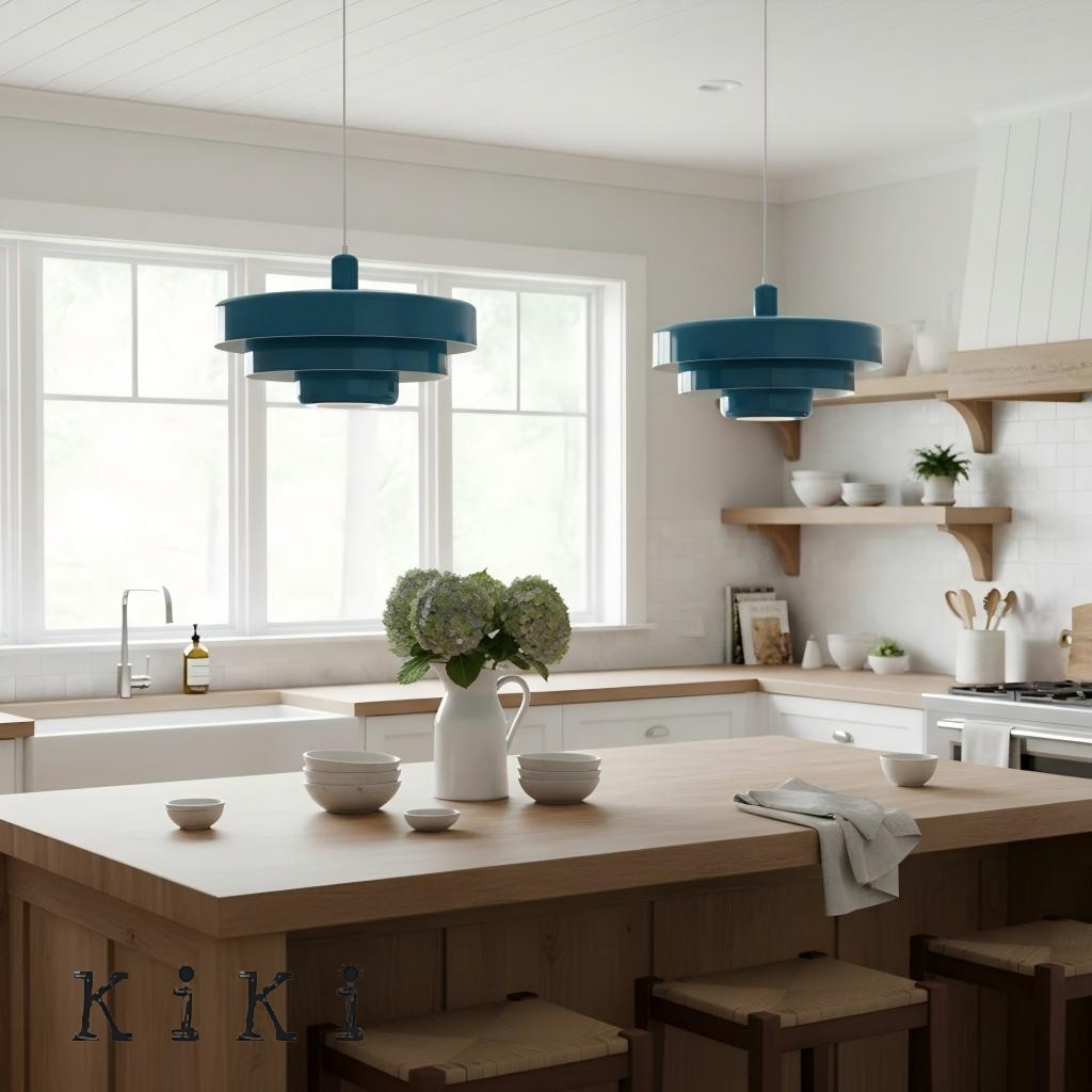3 Tiers Bauhaus Nordic Macaron Pendant Light - Modern Pendant and Ceiling Light for Living Room KL30