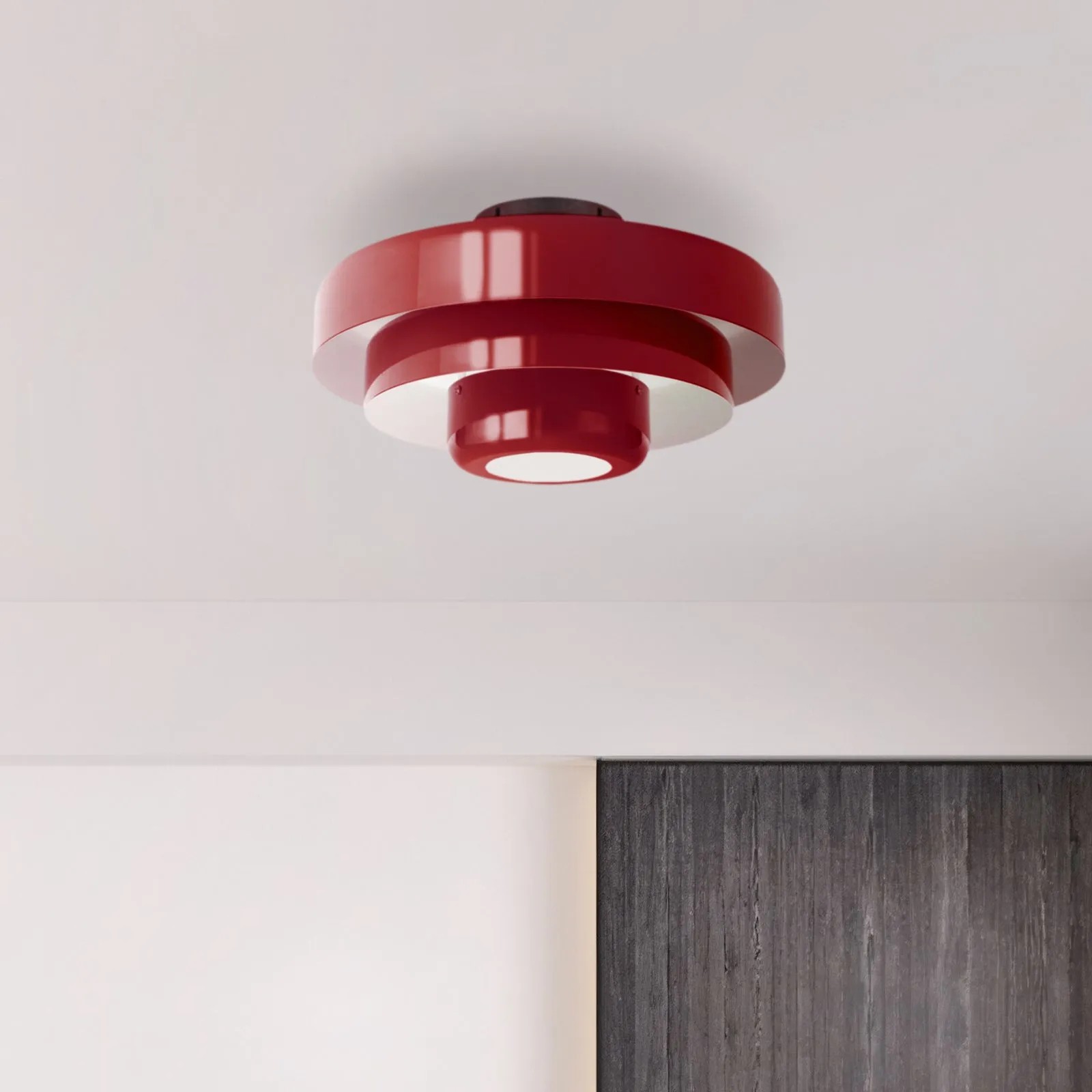 Three-Tier Bauhaus Ceiling Lamp - Bold Colors Ceiling Light for Bedroom or Lounge KL885