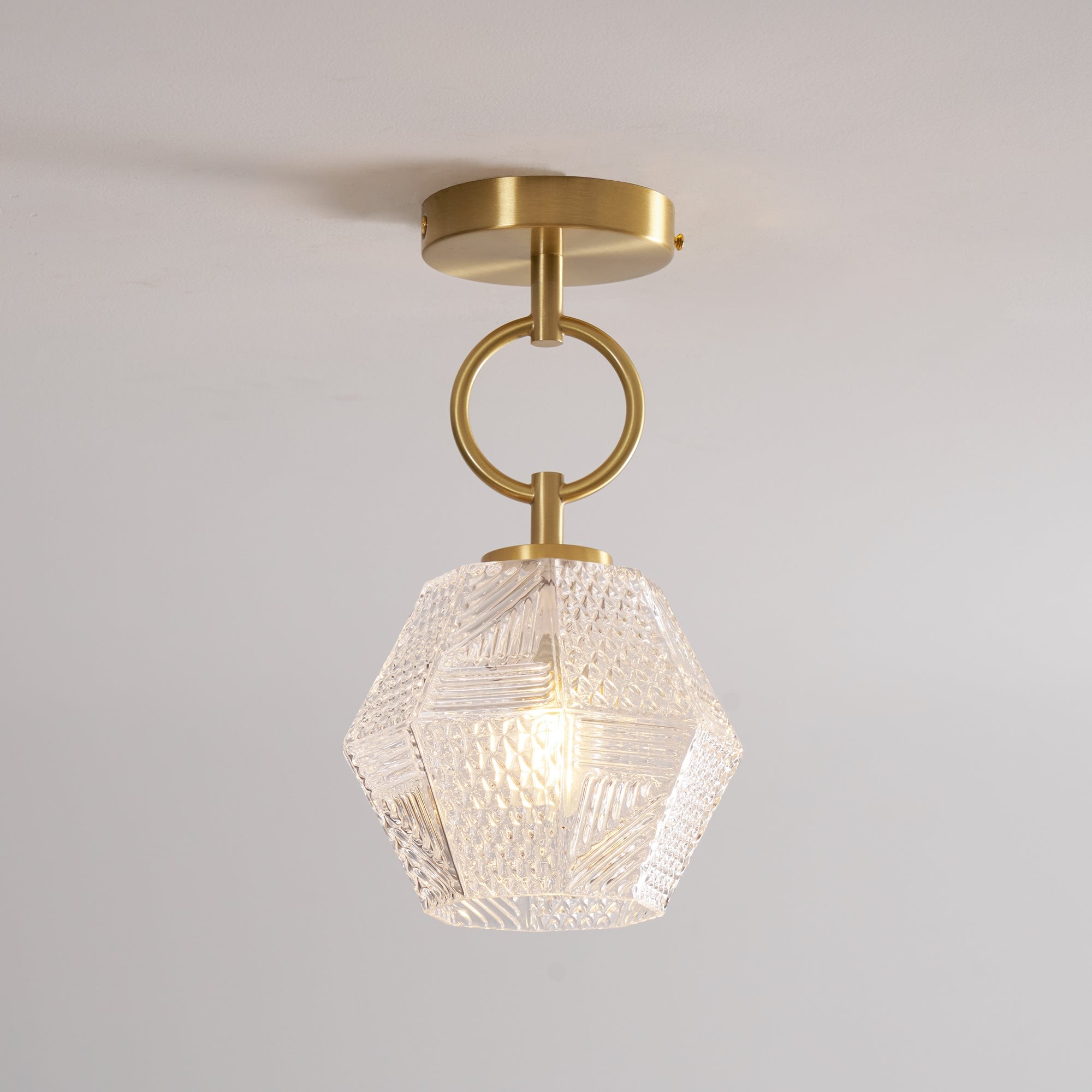 Diamond Cut Art Deco Ceiling Light KL1005