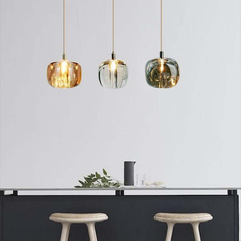 Spherical Glass Shade Chandelier
