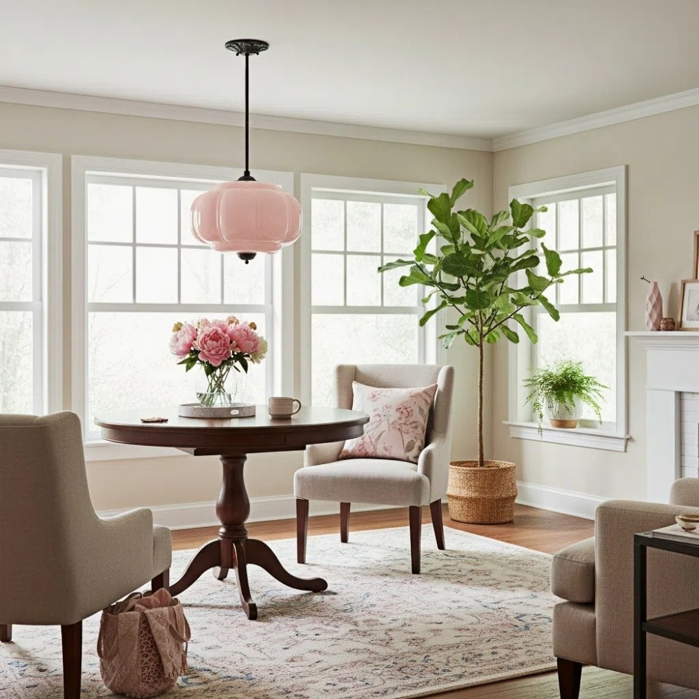 Retro Glass Eloise Pendant Light For Kitchen Island KL801