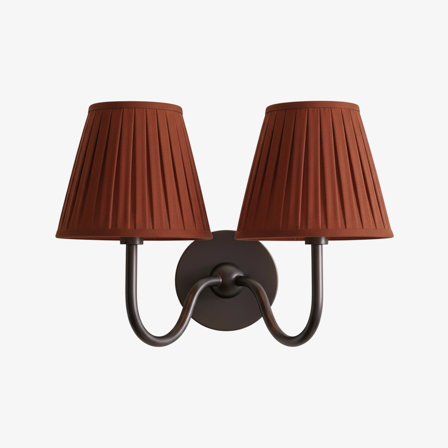 Luvora Vintage Pleated Shade Wall Lamp - Refined Linen Sconce For Bathroom or Corridor KL1272