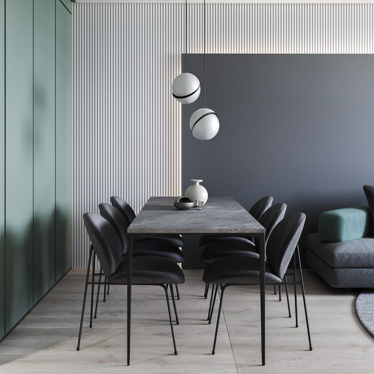 Crescent pendant Lamp