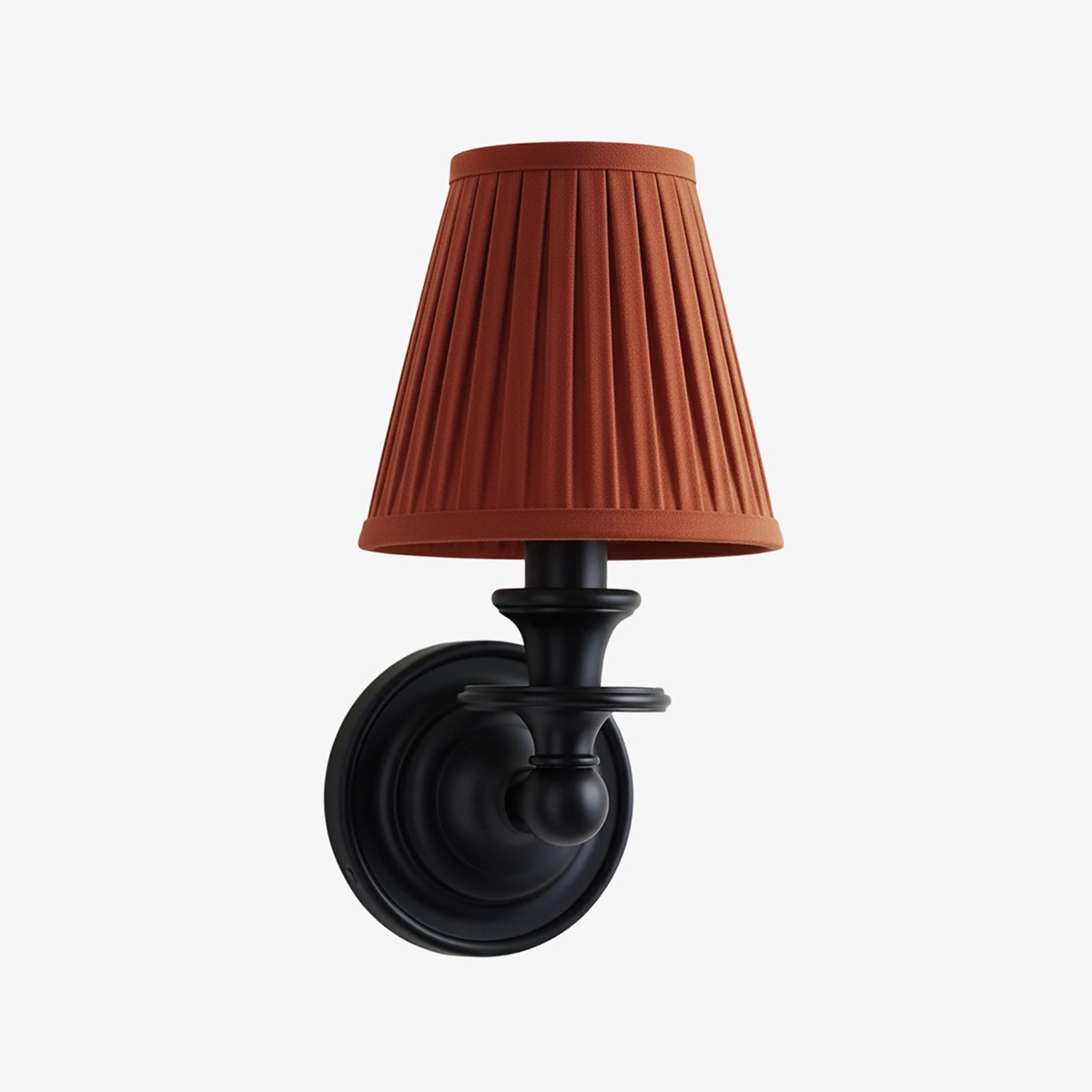 Kalvora Classic Sculpted Wall Sconce – Fabric Shade Sconce For Indoor Accent Lighting KL1162