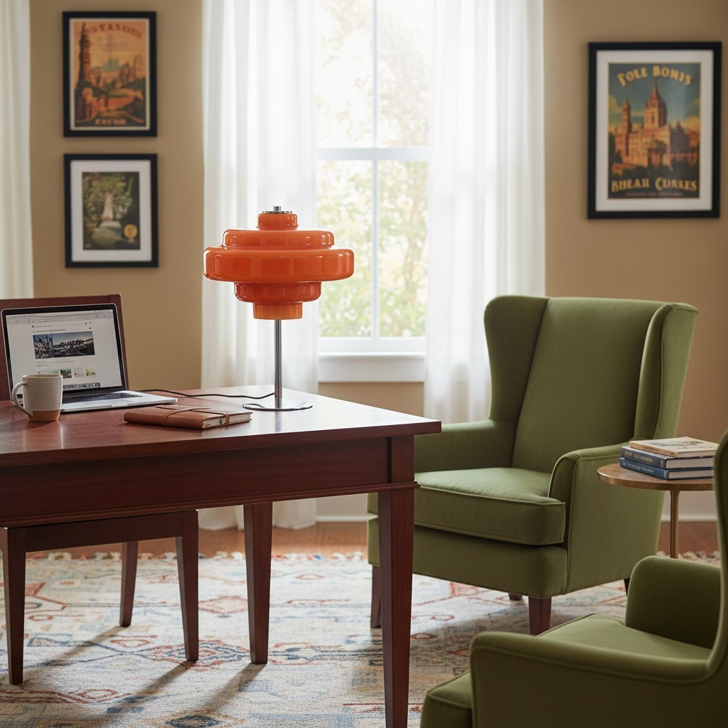 Sculptural Glass Table Lamp – Artful Illumination in Refined Form KL1099