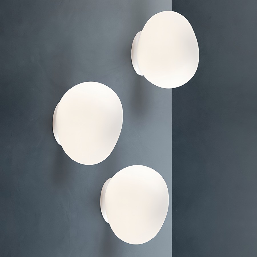 Gregg Wall Light Ceiling Light - Elegant White Shade for Home or Office Spaces